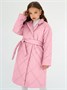 Пальто стёганое для девочек AmaroBaby PRETTY, розовый AB-OD23-PRETTY29/06-122