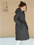 Пальто стёганое для девочек AmaroBaby PRETTY, графит AB-OD23-PRETTY29/10-122