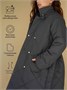 Пальто стёганое для девочек AmaroBaby PRETTY, графит AB-OD23-PRETTY29/10-122