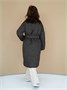 Пальто стёганое для девочек AmaroBaby PRETTY, графит AB-OD23-PRETTY29/10-122