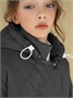 Пальто стёганое для девочек AmaroBaby PRETTY, графит AB-OD23-PRETTY29/10-122