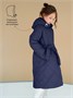 Пальто стёганое для девочек AmaroBaby PRETTY, синий AB-OD23-PRETTY29/20-122