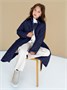 Пальто стёганое для девочек AmaroBaby PRETTY, синий AB-OD23-PRETTY29/20-122