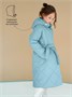 Пальто стёганое для девочек AmaroBaby PRETTY, голубой AB-OD23-PRETTY29/19-122