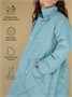 Пальто стёганое для девочек AmaroBaby PRETTY, голубой AB-OD23-PRETTY29/19-122