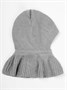 Шапка детская вязаная Amarobaby Pure Love Warm, зимняя, с утеплителем, серая AB-OD21-PLWa16/11-38