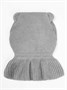 Шапка детская вязаная Amarobaby Pure Love Warm, зимняя, с утеплителем, серая AB-OD21-PLWa16/11-38