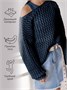 Свитер для девочки Amarobaby KNIT Trend, синий AB-OD21-KNITT2602/20-128
