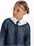 Свитер для девочки Amarobaby KNIT Trend, синий AB-OD21-KNITT2602/20-128