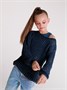 Свитер для девочки Amarobaby KNIT Trend, синий AB-OD21-KNITT2602/20-128