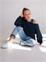 Свитер для девочки Amarobaby KNIT Trend, синий AB-OD21-KNITT2602/20-128