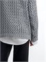 Свитер для девочки Amarobaby KNIT Trend, серый AB-OD21-KNITT2602/11-128