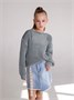 Свитер для девочки Amarobaby KNIT Trend, серый AB-OD21-KNITT2602/11-128