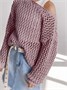 Свитер для девочки Amarobaby KNIT Trend, пудровый AB-OD21-KNITT2602/27-128