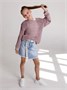 Свитер для девочки Amarobaby KNIT Trend, пудровый AB-OD21-KNITT2602/27-128