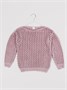 Свитер для девочки Amarobaby KNIT Trend, пудровый AB-OD21-KNITT2602/27-128