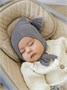 Шапочка детская Amarobaby Pure Love Sweet вязаная, серый AB-OD23-PLS16/11-38