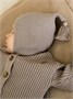 Шапочка детская Amarobaby Pure Love Sweet вязаная, коричневый AB-OD23-PLS16/12-38