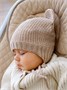 Шапка детская вязаная Amarobaby Pure Love Teddy, демисезонная, бежевый AB-OD22-PLTe16/03-38