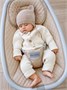Шапка детская вязаная Amarobaby Pure Love Teddy, демисезонная, бежевый AB-OD22-PLTe16/03-38