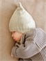 Шапка детская вязаная Amarobaby Pure Love Teddy, демисезонная, молочный AB-OD22-PLTe16/33-38