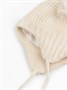 Шапка детская вязаная Amarobaby Pure Love Teddy, демисезонная, молочный AB-OD22-PLTe16/33-38