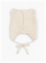 Шапка детская вязаная Amarobaby Pure Love Teddy, демисезонная, молочный AB-OD22-PLTe16/33-38