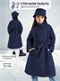 Пальто стёганое для девочек AmaroBaby TRENDY, синий AB-OD22-TRENDY29/20-116