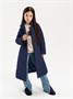 Пальто стёганое для девочек AmaroBaby TRENDY, синий AB-OD22-TRENDY29/20-116