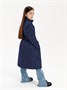 Пальто стёганое для девочек AmaroBaby TRENDY, синий AB-OD22-TRENDY29/20-116