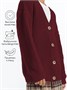 Кардиган детский Amarobaby KNIT, бордовый AB-OD21-KNIT19S/08-98