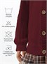 Кардиган детский Amarobaby KNIT, бордовый AB-OD21-KNIT19S/08-98