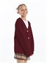 Кардиган детский Amarobaby KNIT, бордовый AB-OD21-KNIT19S/08-98