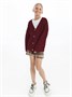 Кардиган детский Amarobaby KNIT, бордовый AB-OD21-KNIT19S/08-98