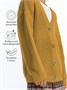 Кардиган детский Amarobaby KNIT, желтый AB-OD21-KNIT19S/04-98