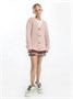 Кардиган детский Amarobaby KNIT, бело-розовый AB-OD21-KNIT19S/00-98