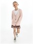 Кардиган детский Amarobaby KNIT, бело-розовый AB-OD21-KNIT19S/00-98