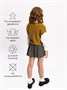Жилет для девочки Amarobaby KNIT, желтый AB-OD21-KNIT10S/04-122