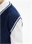 Жилет Amarobaby Pure Love School New, вязаный, синий AB-OD23-PLSN1001/20-122