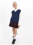 Жилет Amarobaby Pure Love School New, вязаный, синий AB-OD23-PLSN1001/20-122