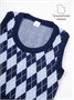 Жилет детский в ромбик Amarobaby KNIT Romb, синий/голубой AB-OD23-KNIT10R/2019-134