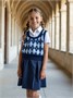 Жилет детский в ромбик Amarobaby KNIT Romb, синий/голубой AB-OD23-KNIT10R/2019-134