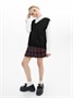 Жилет Amarobaby Pure Love School New, вязаный, черный AB-OD23-PLSN1001/09-122