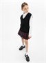 Жилет Amarobaby Pure Love School New, вязаный, черный AB-OD23-PLSN1001/09-122