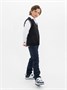 Жилет Amarobaby Pure Love School New, вязаный, черный AB-OD23-PLSN1001/09-122