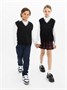 Жилет Amarobaby Pure Love School New, вязаный, черный AB-OD23-PLSN1001/09-122
