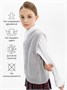 Жилет Amarobaby Pure Love School New, вязаный, серый AB-OD23-PLSN1001/11-122