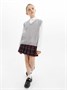 Жилет Amarobaby Pure Love School New, вязаный, серый AB-OD23-PLSN1001/11-122