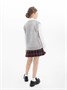 Жилет Amarobaby Pure Love School New, вязаный, серый AB-OD23-PLSN1001/11-122