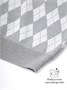 Жилет детский в ромбик Amarobaby KNIT Romb, серый/белый AB-OD23-KNIT10R/1100-134